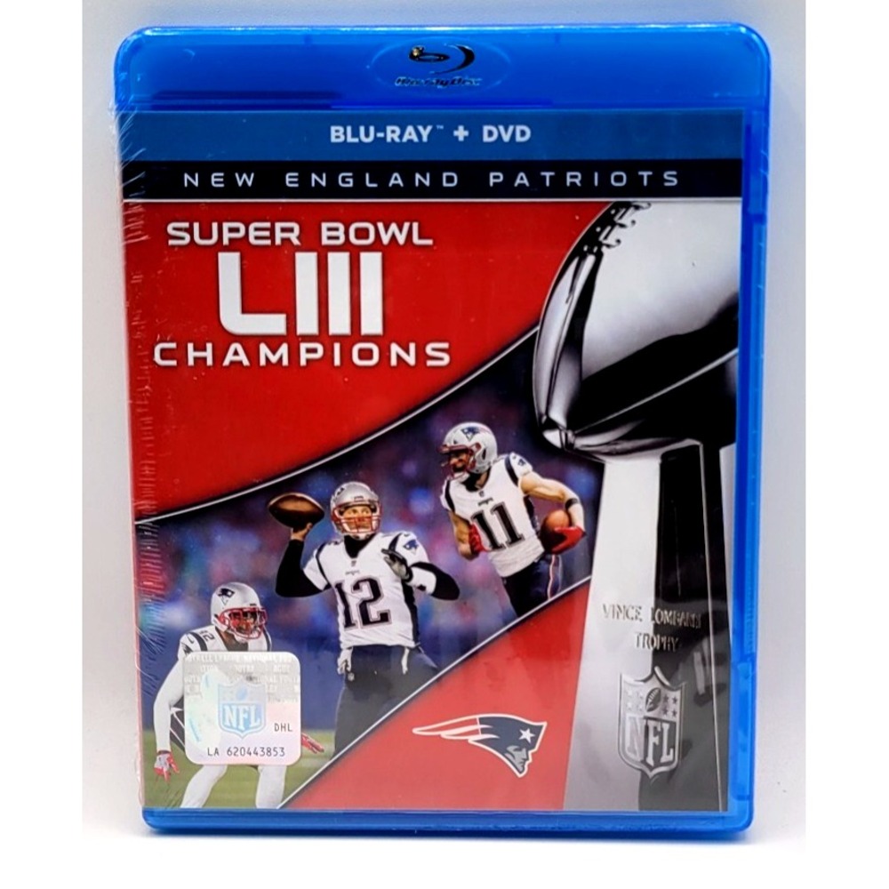 NFL - SUPER BOWL LIII (53) CHAMPIONS - NEW ENGLAND PATRIOTS (BLU-RAY + DVD) NEW